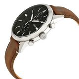 Buy Shop Fossil Townsman Chronograph Black Dial Brown Leather Strap Watch for Men - FS5280 USA Online