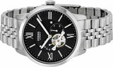 Buy Shop Fossil Townsman Black Dial Silver Steel Strap Watch for Men - ME3107 USA Online