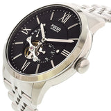 Buy Shop Fossil Townsman Black Dial Silver Steel Strap Watch for Men - ME3107 USA Online