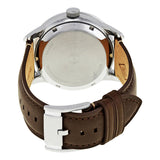 Buy Shop Fossil Townsman Automatic Black Dial Brown Leather Strap Watch for Men - ME1163 USA Online