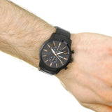 Buy Shop Fossil Townsman Chronograph Black Dial Black Steel Strap Watch for Men - FS5379 USA Online