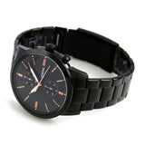 Buy Shop Fossil Townsman Chronograph Black Dial Black Steel Strap Watch for Men - FS5379 USA Online