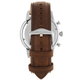 Buy Shop Fossil Townsman Chronograph Black Dial Brown Leather Strap Watch for Men - FS5280 USA Online