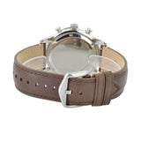 Buy Shop Fossil Townsman Chronograph Black Dial Brown Leather Strap Watch for Men - FS5280 USA Online