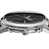 Buy Shop Fossil Townsman Chronograph Black Dial Brown Leather Strap Watch for Men - FS5280 USA Online