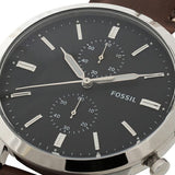 Buy Shop Fossil Townsman Chronograph Black Dial Brown Leather Strap Watch for Men - FS5280 USA Online