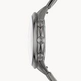 Buy Shop Fossil Townsman Chronograph Black Dial Silver Steel Strap Watch for Men - FS5349 USA Online