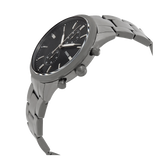 Buy Shop Fossil Townsman Chronograph Black Dial Silver Steel Strap Watch for Men - FS5349 USA Online