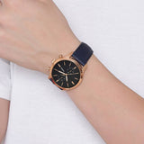 Buy Shop Fossil Townsman Chronograph Blue Dial Blue Leather Strap Watch for Men - FS5436 USA Online