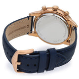 Buy Shop Fossil Townsman Chronograph Blue Dial Blue Leather Strap Watch for Men - FS5436 USA Online