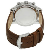 Buy Shop Fossil Townsman Chronograph White Dial Brown Leather Strap Watch for Men - FS5350 USA Online