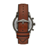 Buy Shop Fossil Townsman Chronograph Gray Dial Brown Leather Strap Watch for Men - FS5522 USA Online