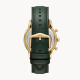 Buy Shop Fossil Townsman Chronograph Green Dial Green Leather Strap Watch for Men - FS5599 USA Online