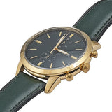 Buy Shop Fossil Townsman Chronograph Green Dial Green Leather Strap Watch for Men - FS5599 USA Online