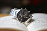 Buy Shop Fossil Townsman Chronograph Grey Dial Silver Steel Strap Watch for Men - FS5407 USA Online