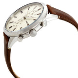Buy Shop Fossil Townsman Chronograph White Dial Brown Leather Strap Watch for Men - FS5350 USA Online