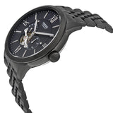 Fossil Townsman Multi Function Mechanical Black Dial Black Steel Strap Watch for Men - ME3062