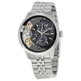 Buy Shop Fossil Townsman Multifunction Black Dial Silver Steel Strap Watch for Men - ME1135 USA Online