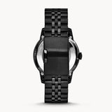 Buy Shop Fossil Townsman Multi Function Mechanical Black Dial Black Steel Strap Watch for Men - ME3062 USA Online