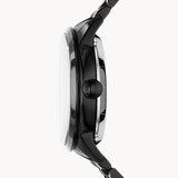 Buy Shop Fossil Townsman Multi Function Mechanical Black Dial Black Steel Strap Watch for Men - ME3062 USA Online