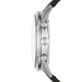 Buy Shop Fossil Townsman Multifunction Black Dial Black Leather Strap Watch for Men - FS5396 USA Online