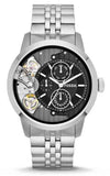Buy Shop Fossil Townsman Multifunction Black Dial Silver Steel Strap Watch for Men - ME1135 USA Online