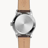 Buy Shop Fossil Townsman Twist Multifunction White Dial Black Leather Strap Watch for Men - ME1164 USA Online