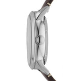 Buy Shop Fossil Townsman Twist Multifunction White Dial Black Leather Strap Watch for Men - ME1164 USA Online
