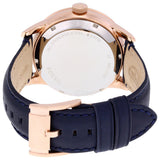 Buy Shop Fossil Townsman Twist Skeleton Blue Dial Blue Leather Strap Watch for Men - ME1138 USA Online