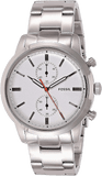 Buy Shop Fossil Townsman White Dial Silver Steel Strap Watch for Men - FS5346 USA Online