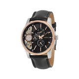 Buy Shop Fossil Twist Multi-Function Chronograph Black Dial Black Leather Strap Watch for Men - ME1099 USA Online