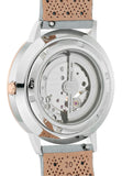 Buy Shop Fossil Vintage Muse Automatic Skeleton White Dial Grey Leather Strap Watch for Women - ME3131 USA Online