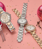 Buy Shop Fossil Virginia White Dial Rose Gold Steel Strap Watch for Women - ES3284 USA Online