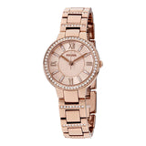 Buy Shop Fossil Virginia Pink Dial Pink Steel Strap Watch for Women - ES4482 USA Online