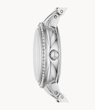 Buy Shop Fossil Virginia Pink Dial Silver Steel Strap Watch for Women - ES3504 USA Online