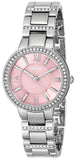 Buy Shop Fossil Virginia Pink Dial Silver Steel Strap Watch for Women - ES3504 USA Online