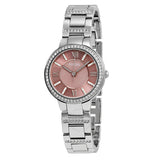 Buy Shop Fossil Virginia Pink Dial Silver Steel Strap Watch for Women - ES3504 USA Online