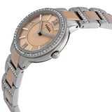 Buy Shop Fossil Virginia Rose Gold Dial Two Tone Steel Strap Watch for Women - ES3405 USA Online