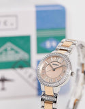 Buy Shop Fossil Virginia Rose Gold Dial Two Tone Steel Strap Watch for Women - ES3405 USA Online