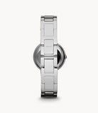 Buy Shop Fossil Virginia Silver Dial Silver Steel Strap Watch for Women - ES3282 USA Online