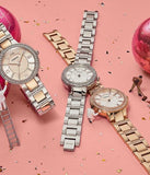 Fossil Virginia Silver Dial Silver Steel Strap Watch for Women - ES3282