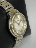 Buy Shop Fossil Virginia Silver Dial Two Tone Steel Strap Watch for Women - ES3503 USA Online