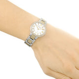 Buy Shop Fossil Virginia Silver Dial Two Tone Steel Strap Watch for Women - ES3503 USA Online