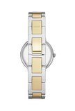 Buy Shop Fossil Virginia Silver Dial Two Tone Steel Strap Watch for Women - ES3503 USA Online