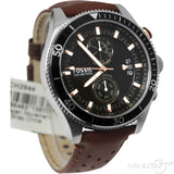 Buy Shop Fossil Wakefield Black Dial Brown Leather Strap Watch for Men - CH2944 USA Online