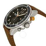 Buy Shop Fossil Wakefield Black Dial Brown Leather Strap Watch for Men - CH2944 USA Online