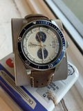 Buy Shop Fossil Wakefield Chronograph Cream Dial Brown Leather Strap Watch for Men - CH2951 USA Online