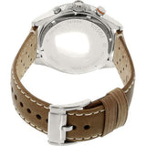 Buy Shop Fossil Wakefield Chronograph Cream Dial Brown Leather Strap Watch for Men - CH2951 USA Online