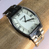Buy Shop Fossil Wallace Designer Silver Dial Silver Steel Strap Watch for Women - ES3057 USA Online