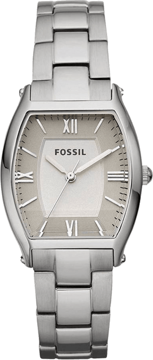 Buy Shop Fossil Wallace Designer Silver Dial Silver Steel Strap Watch for Women - ES3057 USA Online